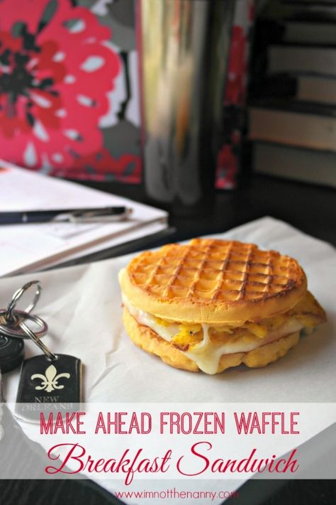 Gourmet Breakfast Sandwich, Breakfast Sandwich Ideas, English Muffin Breakfast Sandwich, Waffle Sandwich Breakfast, Best Breakfast Smoothies, Breakfast Sandwiches Frozen, Croissant Breakfast Sandwich, Grill Breakfast, Waffle Breakfast