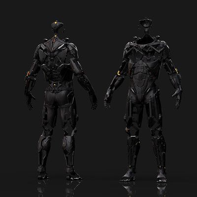 Exoskeleton Concept Design - FRAMESHIFT GAME CONCEPT ART Exoskeleton Suit, Sci Fi Armor, Cyborgs Art, Futuristic Armour, Sci-fi Armor, Fantasy Stuff, Technology Art, After The Fall, Arte Robot