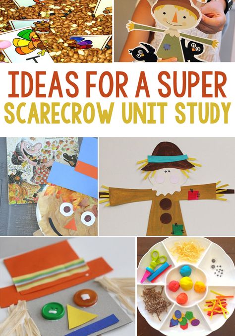 Unit Study Ideas, Corn Painting, Study Activities, Scarecrow Crafts, Lesson Plans For Toddlers, Fall Preschool Activities, Fall Kindergarten, Autumn Activities For Kids, Fall Preschool