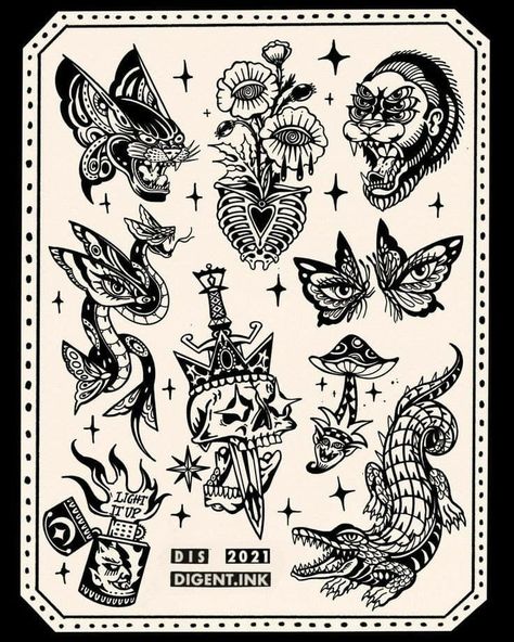 Black American Traditional Tattoo Flash, Traditional Tattoo Ideas Female, Aesthetic Art Black And White, Traditional Style Tattoo Black And White, Aesthetic Art Black, Old Traditional Tattoo, Denver Tattoo, Tattoos Black And White, Black Flash Tattoos