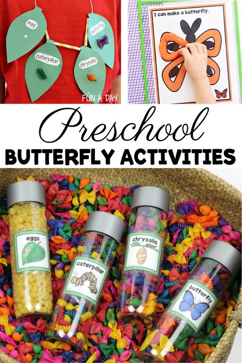 What a great collection of butterfly activities for preschoolers and kindergartners! You definitely need to add these ideas to your next preschool butterfly theme. Butterfly Activities For Preschool, Preschool Butterfly Activities, Preschool Butterfly Theme, Preschool Butterfly, Butterfly Activities, Butterfly Study, Butterfly Life Cycle Activity, Insect Study, Butterfly Lessons