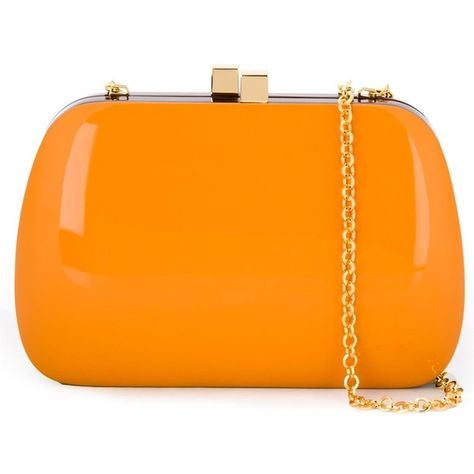 Serpui Snap Closure Glossy Clutch (745 BRL) ❤ liked on Polyvore featuring bags, handbags, clutches, orange clutches, orange purse, snap closure purse, snap closure handbags and orange handbags Snap Purse, Orange Purse, Orange Handbag, Classy And Fabulous, Coco Chanel, Snap Closure, Clutches, Bags Handbags, Clutch Bag