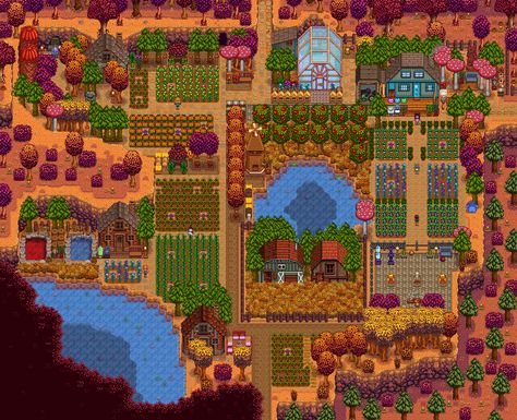 Sdv Farm Layout Wilderness, Stardew Monster Farm Layout, Sdv Wilderness Farm, Monster Farm Stardew Valley, Stardew Wilderness Farm, Stardew Valley Monster Farm Layout, Wilderness Farm Layout Stardew, Wilderness Farm Stardew Valley, Stardew Valley Wilderness Farm