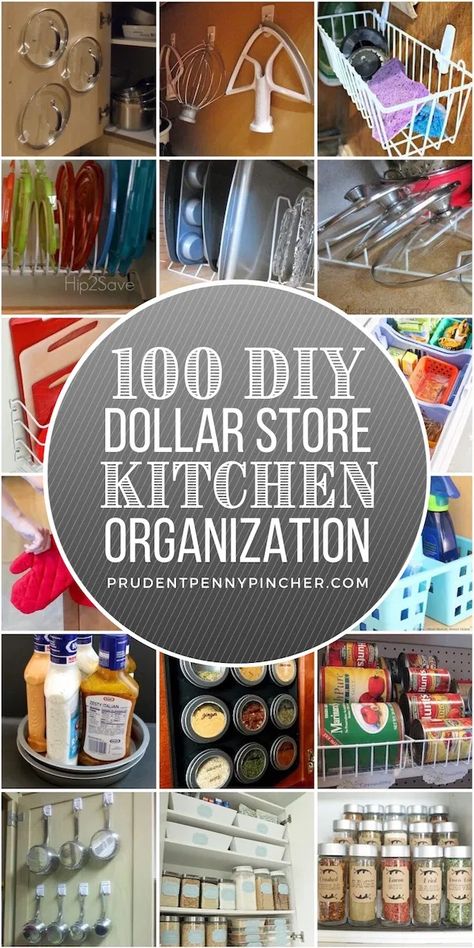 Dollar Store Kitchen Organization, Fridge Organization Dollar Store, Organization Fridge, Dollar Tree Kitchen Organization, Dollar Tree Kitchen, Fridge Cabinet, Diy Spice Rack, Kitchen Cupboard Organization, Storage Hacks Diy