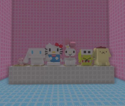 Pompompurin Minecraft, Minecraft Cute Mods, Cinnamoroll Minecraft, Cutecore Minecraft, Sanrio Minecraft Builds, Kawaii Minecraft Builds, Cute Minecraft Mods, Sanrio Minecraft, Cinnamoroll Friends