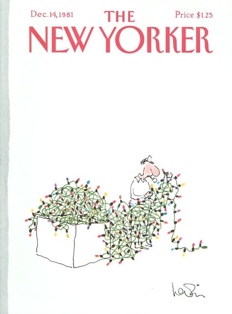 The New Yorker December, New Yorker December, Magazines Cover, Christmas Magazine, Quiet Living, New Yorker Cover, The New Yorker Magazine, New Yorker Magazine, Naive Illustration