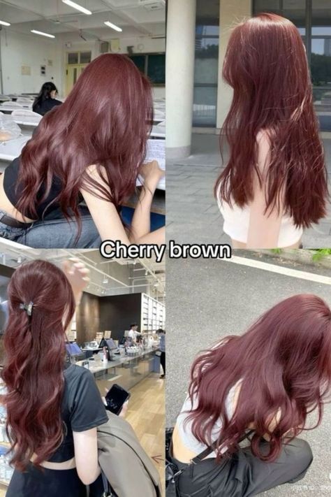 Hair Dye Red Ideas, Hair Dye Ideas For Tan Skin Tone, Red Hair 2024 Trends, Cool Toned Red Hair Color, Cold Red Hair, Dusty Red Hair, Cool Tone Red Hair, Warm Tone Hair Color, Soft Summer Hair Color