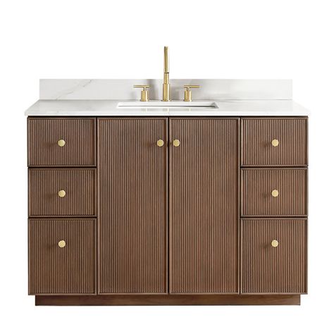 Calacatta Quartz, Ceramic Undermount Sink, Modern Tops, Bathroom Vanity Tops, Stone Countertops, Single Sink, Stone Top, Single Bathroom, Bath Vanity