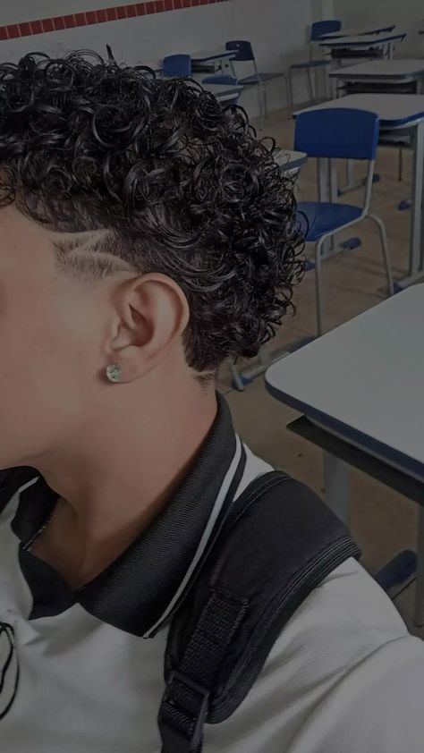 Amazing Haircut Designs for Men (Detailed Gallery) | Simple & Easy Haircut Design Ideas For Men Taper Fade Line Design, Side Taper Design, Mullet With Curly Hair, Low Taper Design, Haircut For Men Short Hair, Cute Hair Designs, Back Taper Design, Fade Haircut Designs For Men, Taper Design Haircut