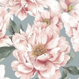 Dimension Wallpaper, Big Flower Wallpaper, Bedroom Football, Bedroom Adult, Large Floral Wallpaper, Brick Effect Wallpaper, Wallpaper Brands, Painted Wallpaper, Leaves Vintage