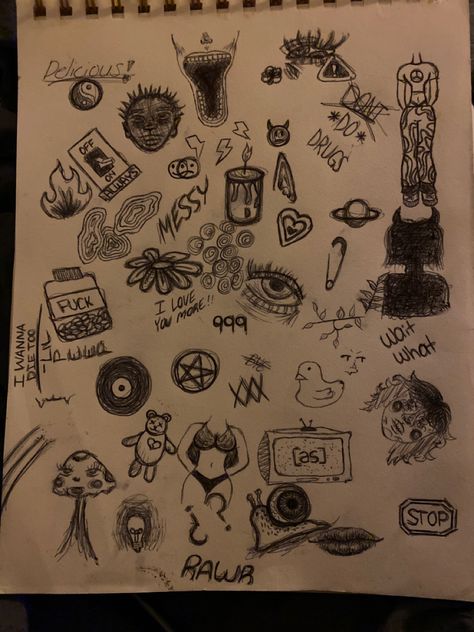 Dark Doodles Simple, Dark Doodles Creepy Easy, Creepy Doodles Weird, Cool Doodles Trippy, Strange Doodles, Edgy Doodles, Deep Doodles, Alt Doodles, Scary Doodles