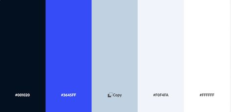 Blue And Black Color Scheme, Electric Blue Palette, Cobalt Palette, Electric Blue Color Palette, Dark Blue Branding, Royal Blue Color Palette, Web Palette, Nestle Milk, Web Design Color