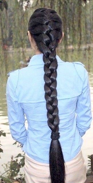 Indian Long Hair Braid, Long Indian Hair, Single Braid, Long Silky Hair, Long Hair Pictures, Really Long Hair, Long Dark Hair, Flat Twist, Super Long Hair