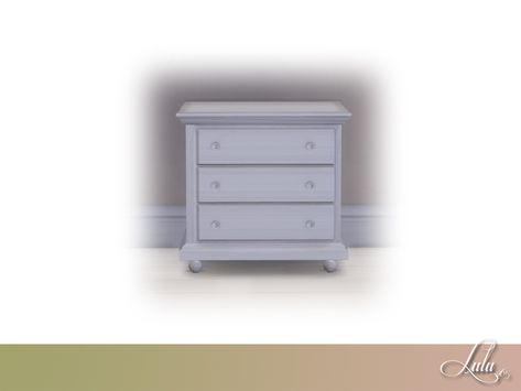 Lulu265's Country Dreams Nightstand Sims 4 Nightstand, Sims 4 Cc Modern, Modern Nightstand, Sims Community, Sims 4 Cc, Modern Glass, The Sims Resource, Sims Resource, The Sims 4