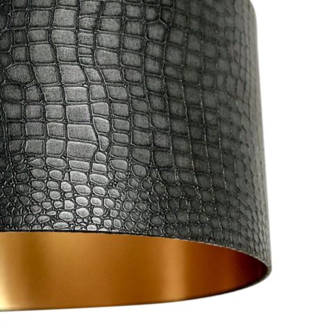 In Stock and Ready To Roll. Fast Shipping available on our exclusive collection of Lampshades. In a hurry? Love Frankie got you covered. Crocodile Decor, Gold Lamp Shade, Afro Glam, Colorful Lampshades, Gold Lamp Shades, Dark And Moody Interiors, Print Lampshade, Lighting House, Versace Wallpaper