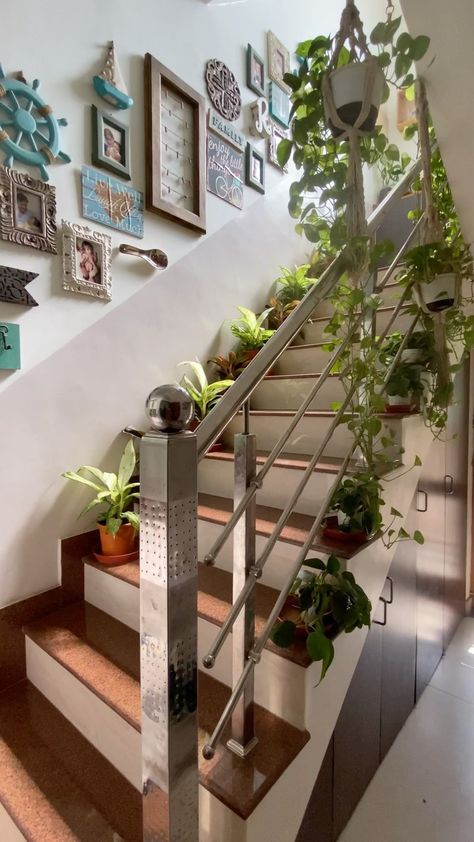 Ankita Sitanshu Rai (@ankita.s.rai) posted on Instagram • Apr 8, 2022 at 6:37am UTC Under Stairs Library, Stairs Library, Under Stairs Space, Under Stairs Storage Ideas, Stairs Storage Ideas, Hone Decor, Under Stairs Storage, Railing Tangga, Stairs Storage