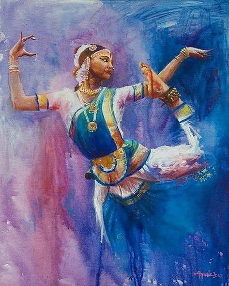 Art of dancing Dance Artwork, Dancing Art, Indian Artwork, Dancer Painting, Indian Art Gallery, Dance Paintings, Beautiful Art Paintings, Female Art Painting, Indian Folk Art