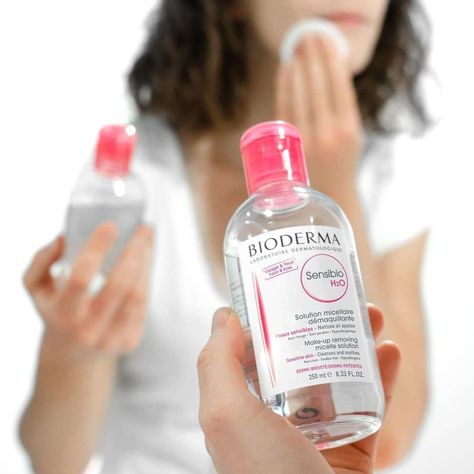 Bioderma - Sensibio - H2O Micellar Water - Makeup Remover Cleanser - Face Cleanser for Sensitive Skin H2o Makeup, Bioderma Micellar Water, Cleanser For Sensitive Skin, Bioderma Sensibio, Makeup Removing, Dermatological Skin Care, Micellar Cleansing Water, Water Cleanse, Micellar Water