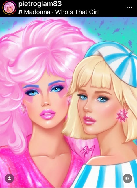 The Misfits Jem And The Holograms, Synergy Jem And The Holograms, Jem And The Holograms Misfits, Rainbow Bright Characters, Jem And The Holograms Dolls, Jem And The Holograms Aesthetic, Jem Cartoon, Best 80s Cartoons, Barbie Painting