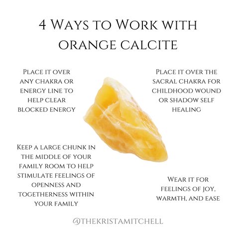 Honey Calcite Crystal Meaning, Orange Calcite Meaning, Yellow Calcite Crystal Meaning, Amber Calcite, Healing Rocks, Honey Calcite Crystal, Orange Calcite, Orange Crystals, Meditation Crystals