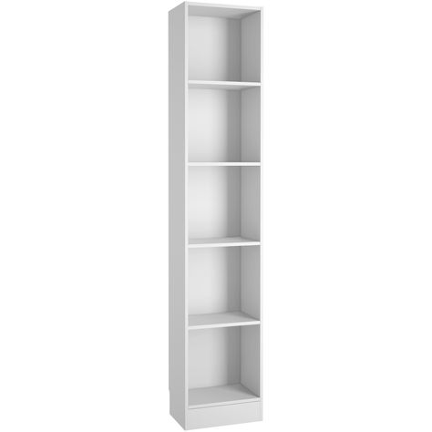 Tall Narrow Bookcase, Narrow Bookshelf, Narrow Bookcase, Bookcase White, Tall Shelves, Storage Furniture Living Room, White Bookcase, White Nursery, Closet Goals