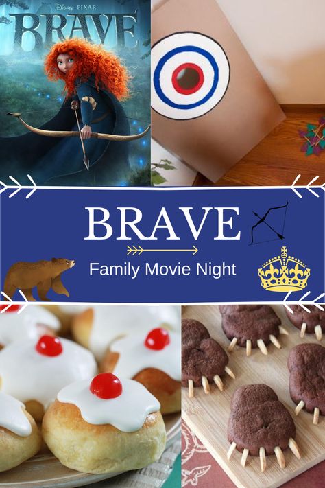 Disney Brave Food Ideas, Brave Inspired Food, Brave Iced Rolls Recipe, Disney Brave Recipes, Brave Dinner And A Movie, Brother Bear Movie Night, Disney Inspired Food Recipes, Brave Iced Rolls, Brave Recipes