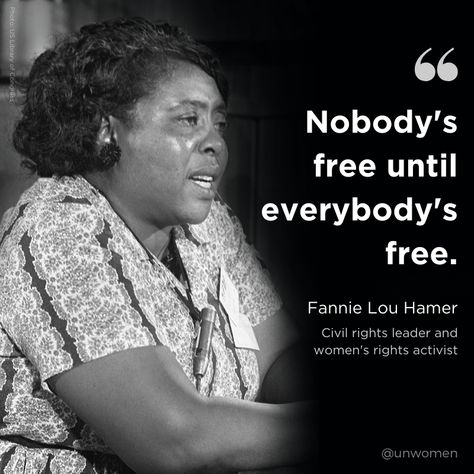 Fannie Lou Hamer Quotes, Black Civil Rights Leaders, Civil Rights Quotes, Aaliyah Quotes, Fannie Lou Hamer, Black Revolution, Black Heroes, Black Roots, Civil Rights Leaders