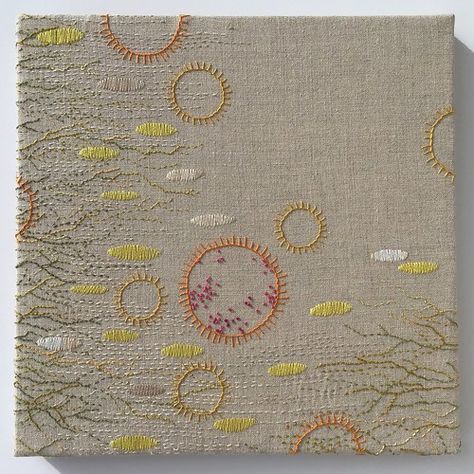 Daily Embroidery, Embroidery Hoop Crafts, Embroidery Stitching, Sashiko Embroidery, Thread & Yarn, Hand Embroidery Projects, Textile Fiber Art, Sewing Embroidery Designs, Slow Stitching