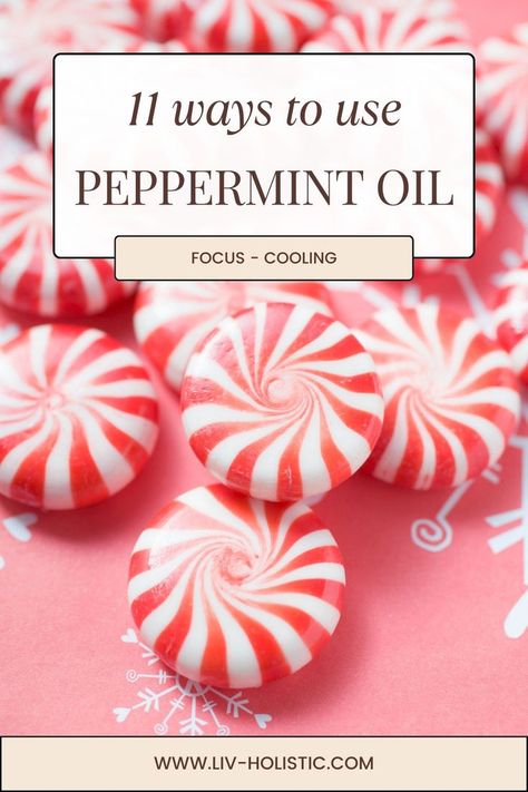 Explore 11 fantastic ways to use peppermint oil! From easing headaches and boosting energy to relieving muscle pain and freshening breath, peppermint oil is a versatile essential for natural living. Incorporate it into your daily routine for its invigorating and soothing benefits. Perfect for DIY recipes and holistic health practices. Discover the power of peppermint oil today! #EssentialOils #PeppermintOil #HolisticHealth #peppermint Lavender And Peppermint Oil Blend, Uses For Peppermint Essential Oil, How To Use Peppermint Essential Oil, How To Make Peppermint Oil, Peppermint Essential Oil Recipes, Pepermint Oil, Peppermint Oil For Hair, Peppermint Essential Oil Uses, Peppermint Oil Uses