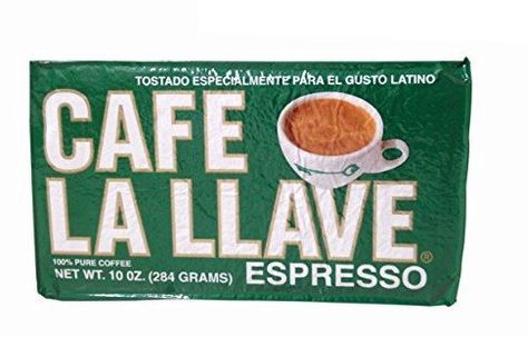 Cafe La Llave 10 Oz Vacuum Pack by La Llave *** Read more reviews of the product by visiting the link on the image. (This is an affiliate link and I receive a commission for the sales) Café Cubano, Cafe Bustelo, Cuban Coffee, Dark Roast Coffee, Roast Coffee, Gourmet Coffee, Ground Coffee, Coffee Branding, Dark Roast