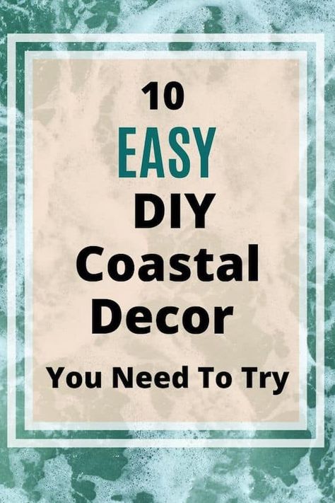 Diy Nautical Decor Bathroom, Simple Beach House Decor, Ikea Kitchen Hacks, Nautical Decor Diy, Diy Coastal Decor, Coastal Bathroom Decor, Crafts 2024, Profitable Crafts, Beach Themed Crafts