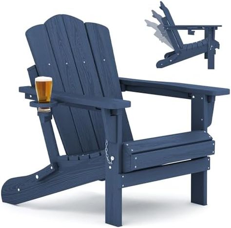 Amazon.com: FUNBERRY Folding Adirondack Chair, Fire Pit Chairs, Plastic Adirondack Chairs Weather Resistant with Cup Holder, Composite Adirondack Chairs : Patio, Lawn & Garden Folding Adirondack Chair, Composite Adirondack Chairs, Fire Pit Chairs, Heater Cover, Folding Adirondack Chairs, Plastic Adirondack Chairs, Outdoor Living Patio, Outdoor Chair, Patio Heater