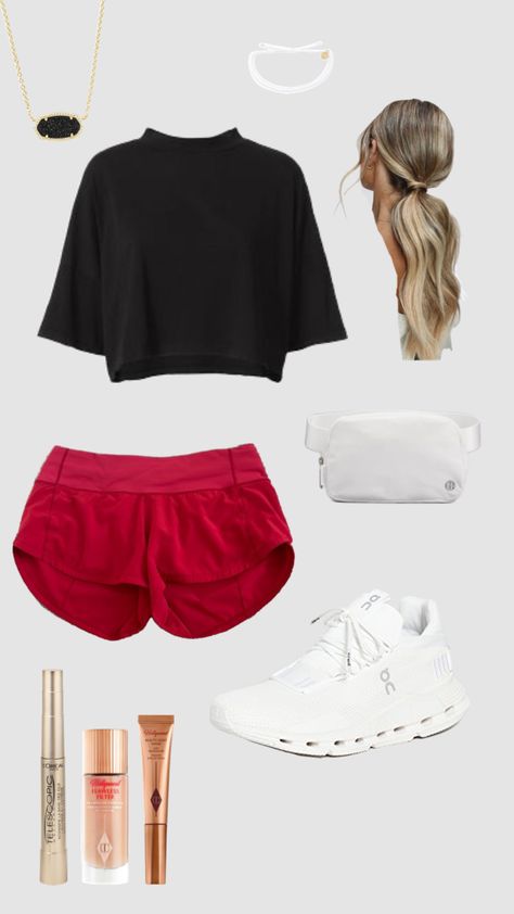 Red Outfit Ideas, Surfergirl Style, Outfit Ideas School, Shuffle Outfits, Preppy Fits, Lululemon Outfits, Preppy Summer Outfits, Preppy Clothes, Casual Preppy Outfits