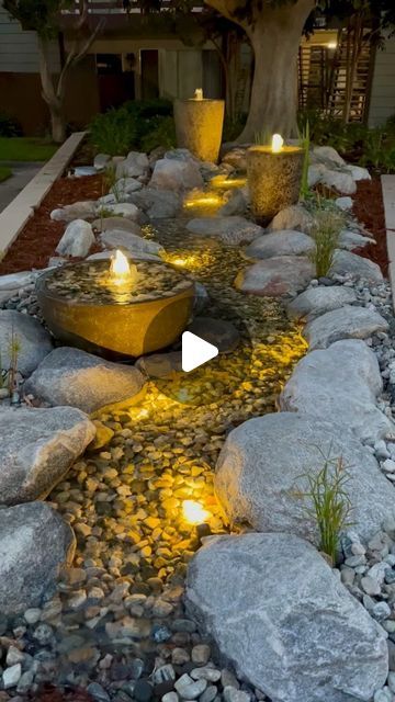 Flow Landscape / Flow Aquascapes on Instagram: "#Fountain Friday flashback" Backyard Fountains Landscaping, Garden Fountains Landscaping, Fountain Ideas Outdoor, Fountain For Garden, Side Path, Beach House Backyard, Garden Water Features, Dorm Layout, Landscaping With Fountains