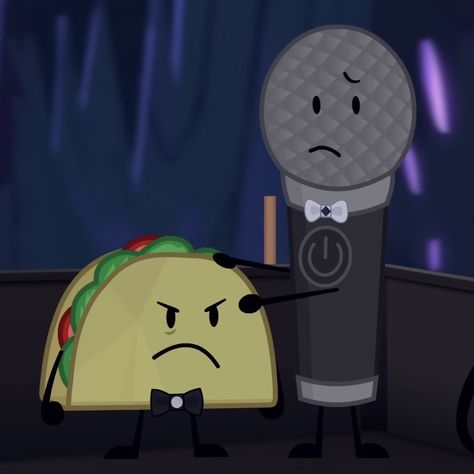 Tacomic Ii, Taco Ii Pfp, Taco And Microphone Ii, Inanimate Insanity Cheesy X Trophy, Objects Show, Taco And Microphone Inanimate Insanity, Taco Ii, Microphone Ii, Inanimate Insanity Mephone4 X Oj