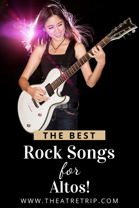 Searching for new material? We've got you covered! Here are our favorite non-musical theatre rock songs for altos, broken down by decade. #rock #songs #altos #alto Songs For Alto Singers, Songs For Altos, Singing Warm Ups, Good Rock Songs, Singing Techniques, Acting Techniques, Guitar Chords And Lyrics, Karaoke Songs, Rock Songs