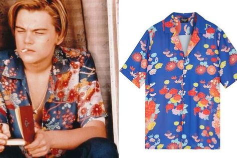 ASOS release vintage Romeo & Juliet inspired collection | ShortList Romeo And Juliet Leo, Ysl Leather Jacket, Romeo And Juliet 1996, Romeo And Juliet Costumes, Juliet 1996, Baz Luhrmann, Bright Florals, Heart Hoodie, Revere Collar