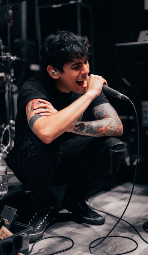 Andy Leo Crown The Empire, Andy Leo, Empire Aesthetic, Emo Nemo, Majestic Men, Metal Guys, Crown The Empire, Hot Band, Gender Envy