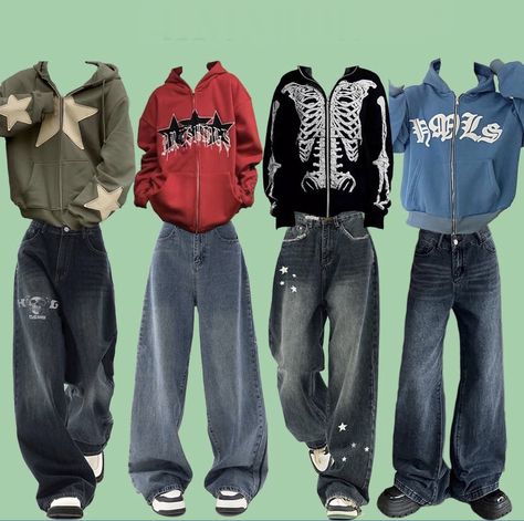 Baggy Jincos, Baggy Fits Aesthetic Women, Baggy Clothes Outfit Y2k, Grunge Baggy Jeans Outfit, Grunge Y2k Outfits Baggy, Baggy Hodge-podge Grunge, Y2k Baggy Jeans Outfit, Very Baggy Jeans Outfit, Baggy Clothes Y2k