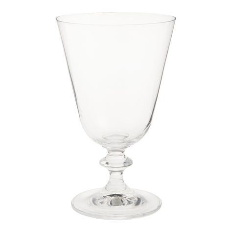 Bella Crystalex Glass Goblet - World Market Water Goblets, Drinking Glasses, World Market, Stemware, Glass