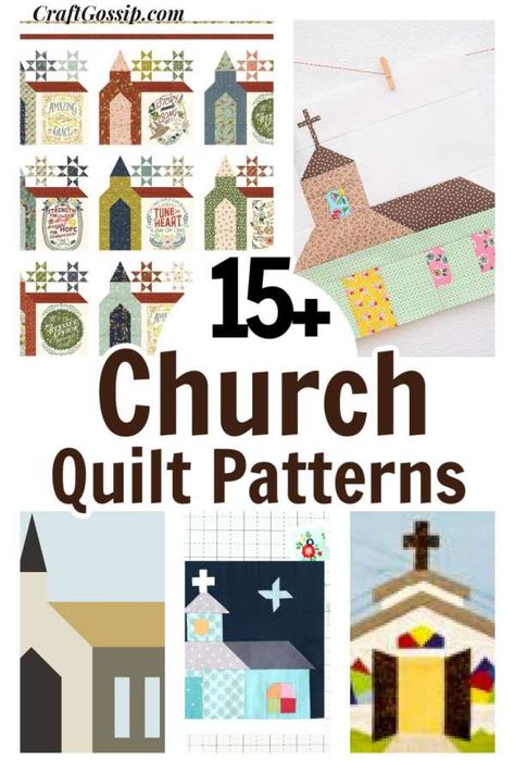 Free Applique Quilt Patterns, House Quilts Ideas, New Quilt Patterns 2024, Church Quilt Block Pattern, Traditional Quilts Patterns, Christian Quilts, Christian Quilt Patterns, Bible Quilt Blocks Patterns, Cross Quilt Pattern