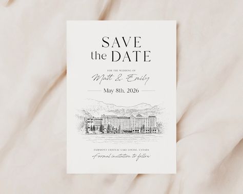 Venue Sketch Save the Date PRINTED, Save the Date Announcement With Venue Sketch, Venue Sketch Save the Date, Venue Illustration, Simple - Etsy Save The Date Venue Sketch, Save The Date With Venue Sketch, Venue Sketch Save The Date, Wedding Invites With Venue Sketch, Save The Date Venue Illustration, Save The Date Illustration, Formal Save The Date, Sabe The Date, Elegant Save The Date