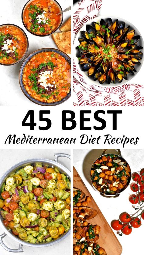 Meditterean Diet Recipes, Bible Recipes, Healthy Era, Mediterranean Recipes Healthy, Mediterranean Diet Recipes Dinners, Med Diet, Mediterranean Ritual, Mediterranean Meals, Mediterranean Quinoa Salad