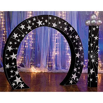 ace entrance? Hollywood Decorations, Starry Night Wedding Theme, Large Party Props, Starry Night Prom, Night To Shine, Corporate Christmas Parties, Hollywood Party Theme, Starry Night Wedding, Prom Themes