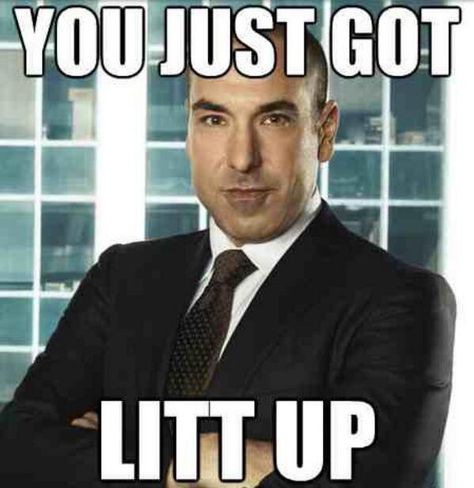 "You just got litt up. Litt up!!" - Louis Litt, Suits Louis Litt, Rick Hoffman, Specter Suits, Suits Tv Series, Suits Quotes, Harvey Specter Suits, Suits Harvey, Suits Usa, Suits Show