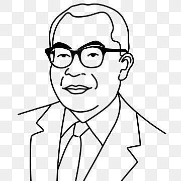 drs mohammad hatta,hitam,putih,bahasa indonesia,indonesia,sang proklamator,wakil presiden,kemerdekaan indonesia,pahlawan,pahlawan nasional,mohammad hatta,bung hatta,hatta Mohammad Hatta, Bung Hatta, Pahlawan Nasional, Wallpaper Edgy, Aesthetic Picture, Kids Crafts, Aesthetic Pictures, Peace Gesture, Line Art