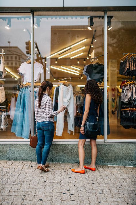 Retail Store Photoshoot, Retail Store Photography, Retail Photography, Shopping Photoshoot, Two Girlfriends, Store Photography, Cookie Birthday, Shopping Together, Lady Shopping