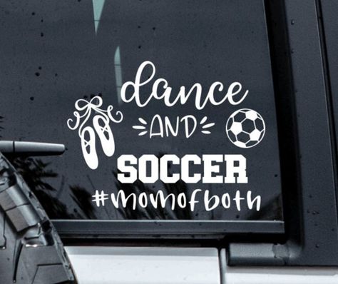 Dance Mom Car Decal, Mom Decals, Dance Mom Gifts, Soccer Mom Gifts, Mom Stickers, Mom Of Both, Mom Car, Truck Stickers, Trending Items