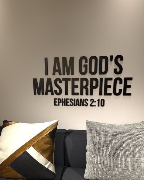 ❌Skip the SQUEEZING step and what’s in you can not be outdoored to the world 🌍 🌍 Don’t just trust the process; trust the Lord of the process✨✨✨ . #ewuramatunes Wall Decor Bible Verse, Ephesians 2, I Am God, 3d Wall Decor, Christian Wall Decor, Verse Wall Art, Christian Decor, Jesus Is Life, Prayer Room