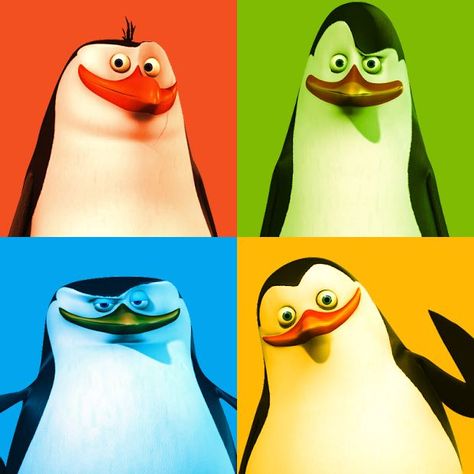 Matching Pfp Penguin, Penguins Madagascar, Christmas Matching Pfps, Madagascar Penguins, The Penguins Of Madagascar, Madagascar Movie, Christmas Jello Shots, Penguins Of Madagascar, White Figures